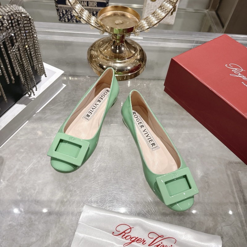 Женские туфли Roger Vivier с квадратным каблуком