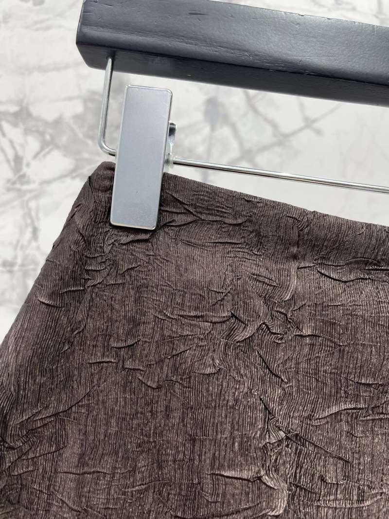 Юбка мини Saint Laurent складчатая