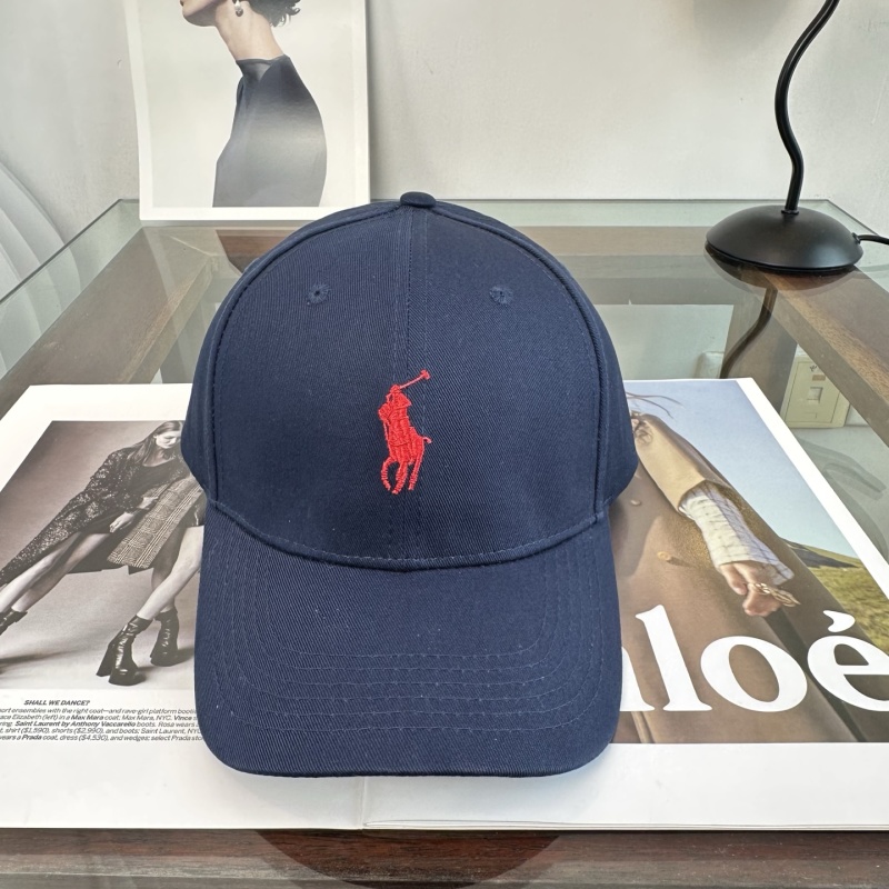 Кепка POLO синяя с вышивкой Без бренда