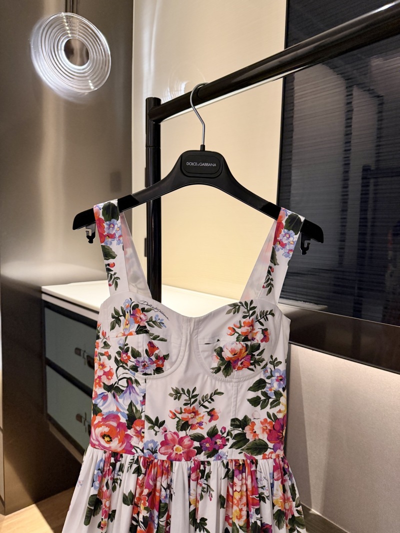 Повседневное платье с принтом Dolce & Gabbana