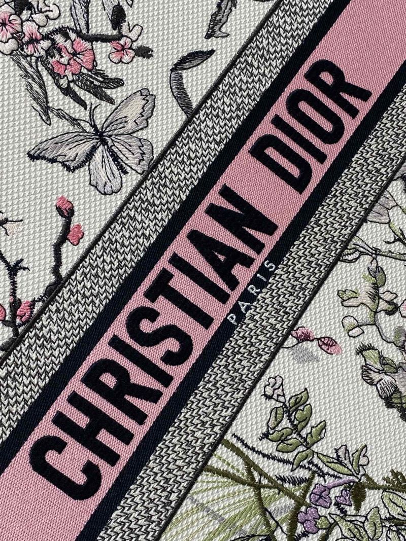 Сумка-тоут Christian Dior с цветочным принтом