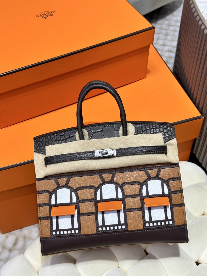 Мини сумка Birkin с декором в виде архитектуры Hermès