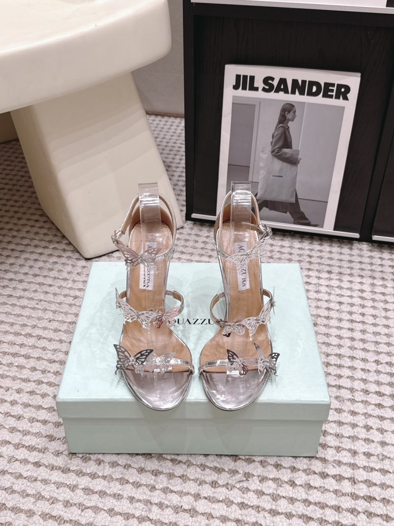 Женские босоножки Aquazzura с декором в виде бабочки