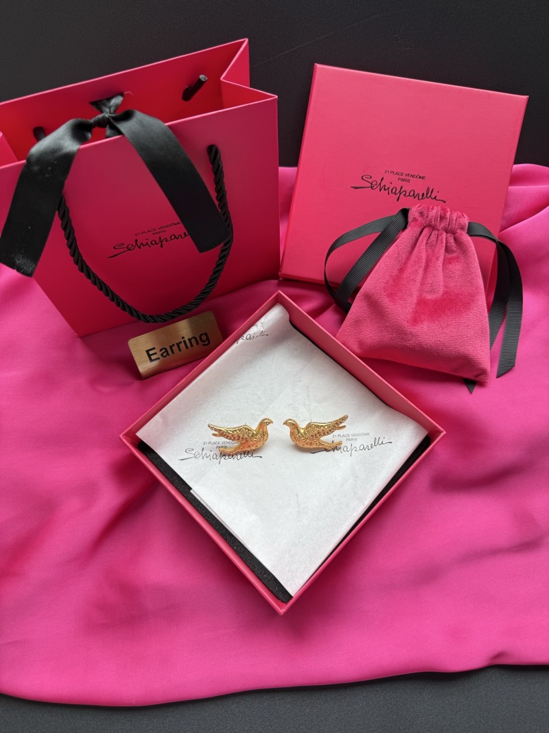 Серьги в виде голубей Schiaparelli