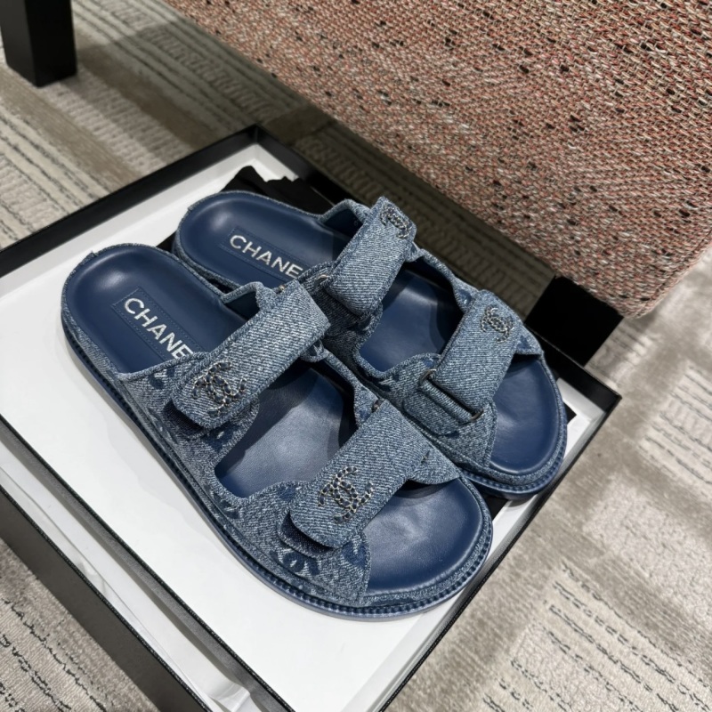 Сандали женские Chanel с липучкой