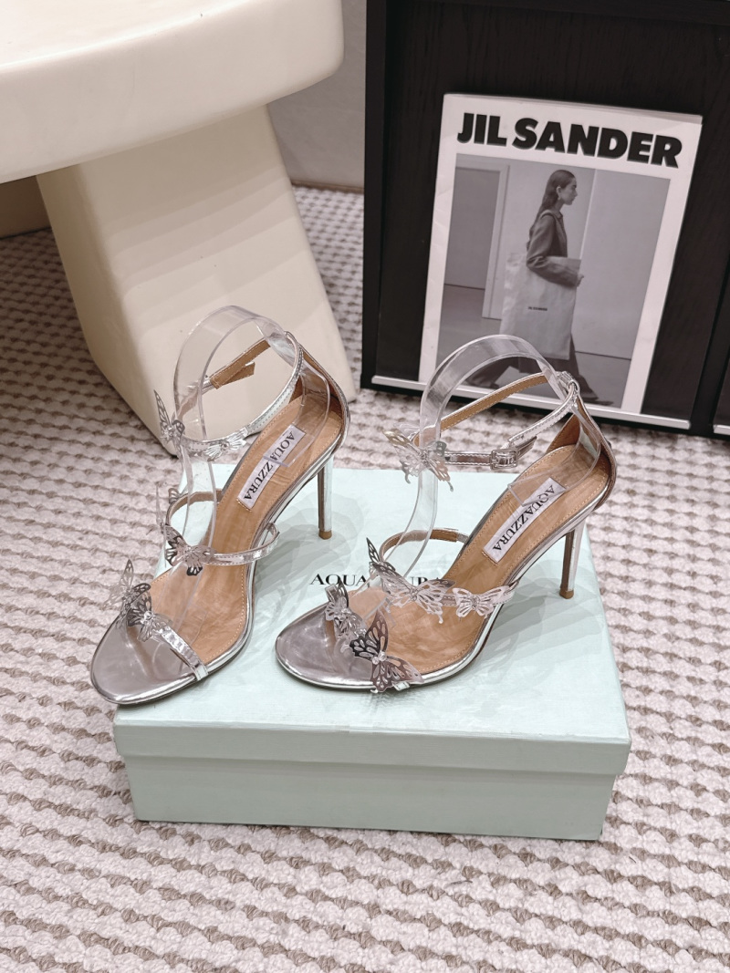 Женские босоножки Aquazzura с декором в виде бабочки