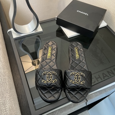 Шлепанцы CHANEL