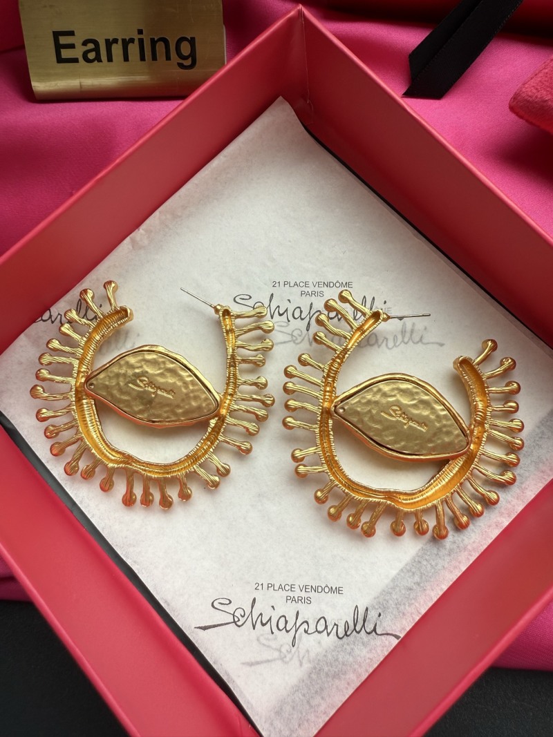Серьги в форме глаз Schiaparelli