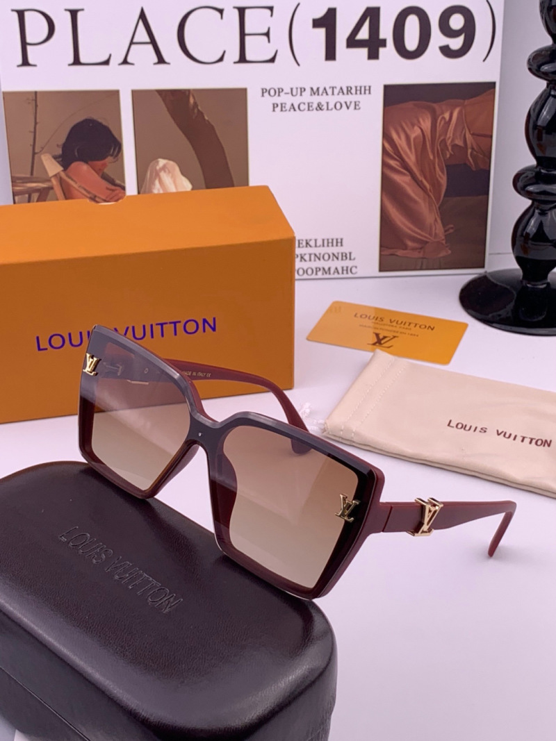 Солнцезащитные очки в крупном дизайне Louis Vuitton