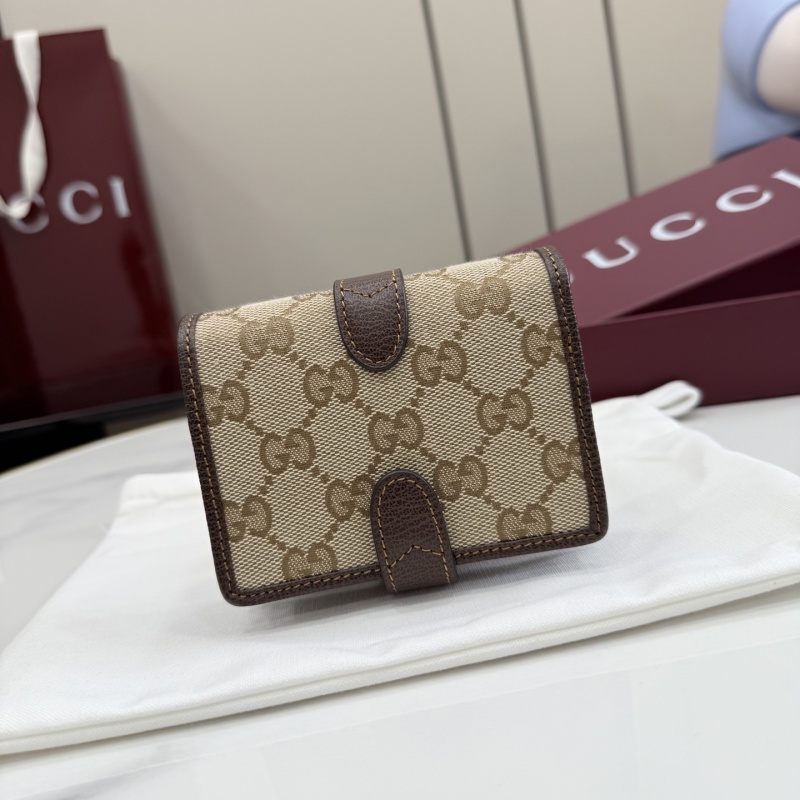 Портмоне Gucci с монограммой и замком
