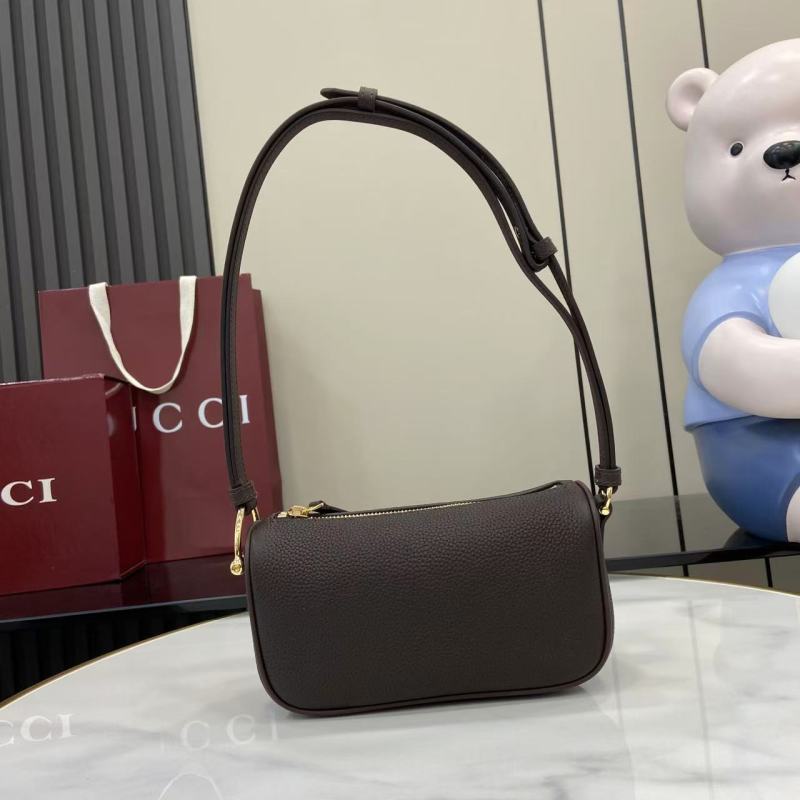 Сумка Gucci коричневая с ремнем