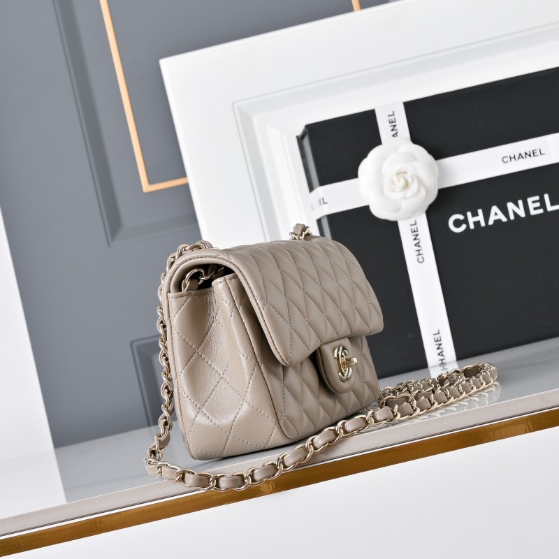 Кожаная сумка-клатч с цепочкой, классический дизайн Chanel
