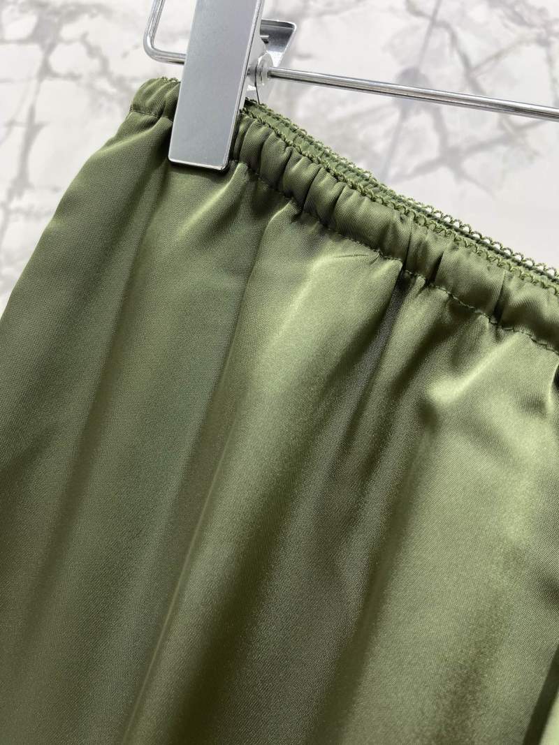 Брюки Saint Laurent с кружевной отделкой