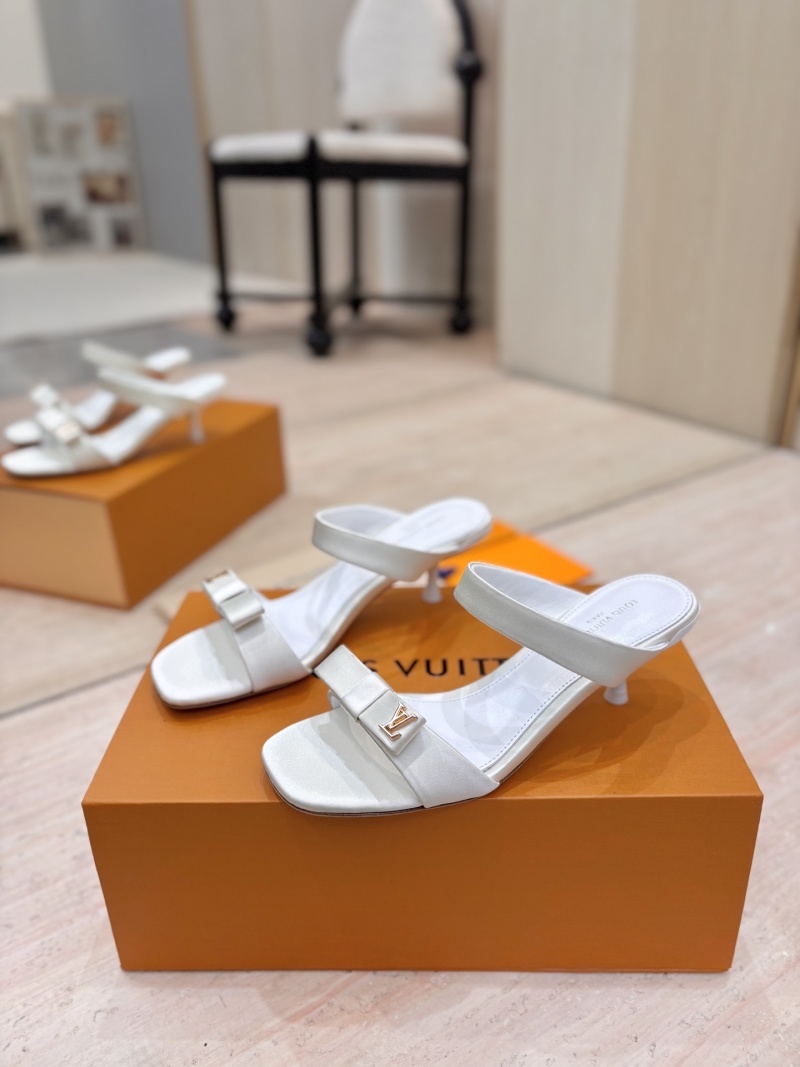 Женские сабо с бантом на шпильке Louis Vuitton