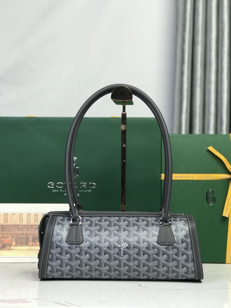 Сумка Goyard Bonbonniere с ручками, темно-серая