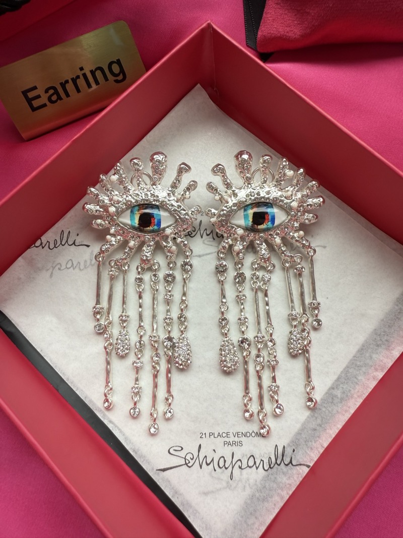 Серьги с глазом Schiaparelli