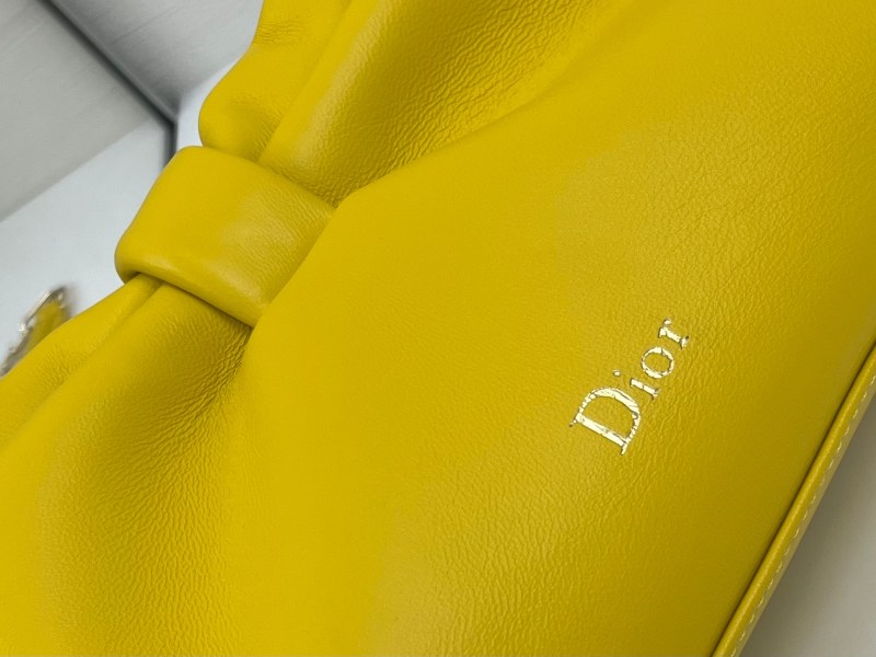 Сумка Dior Bow желтая