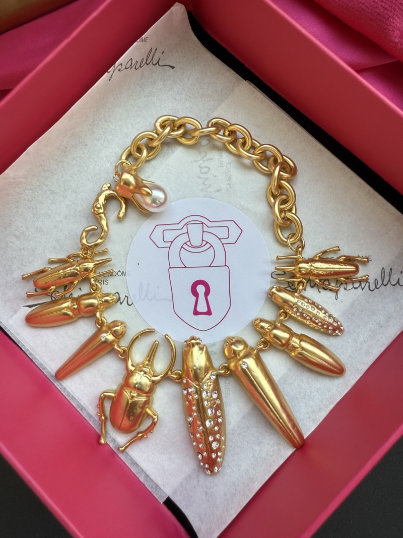 Браслет с бабочками и жуками Schiaparelli