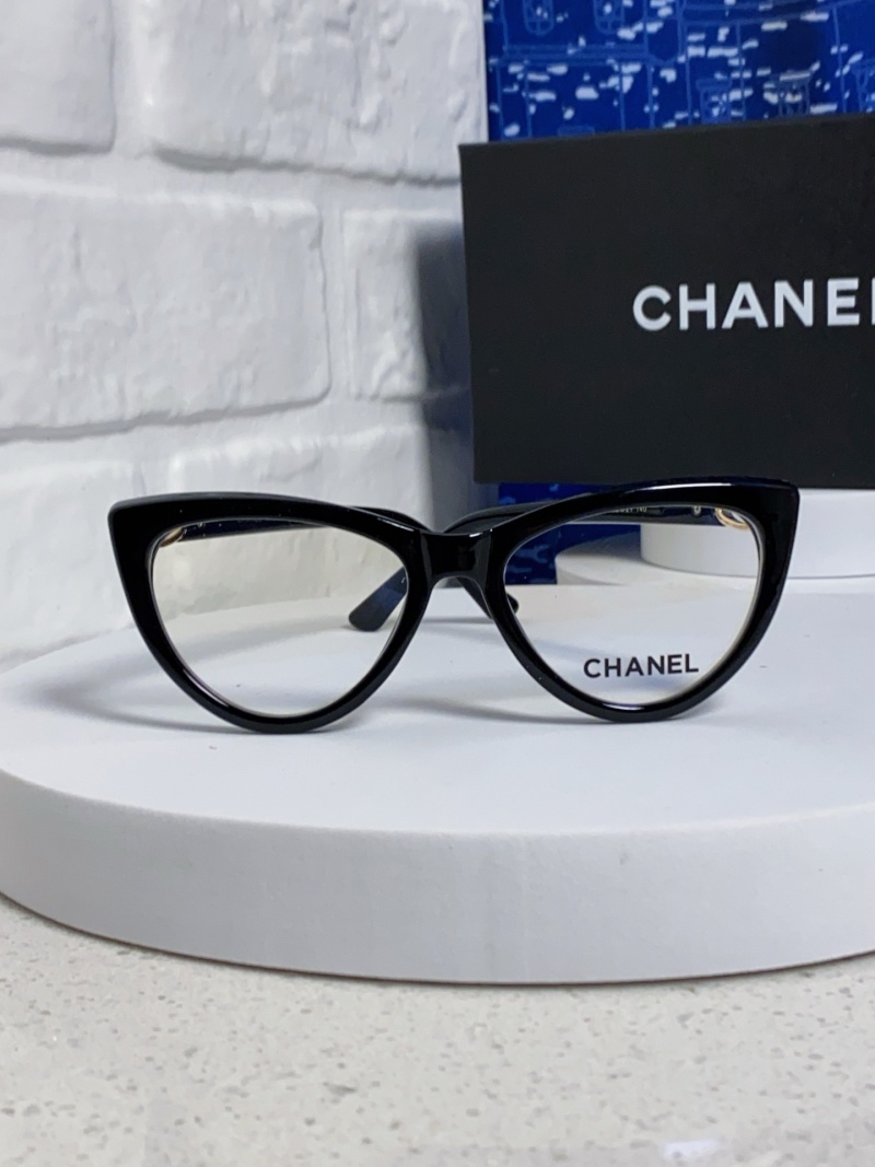 Очки Chanel кошачий глаз черные