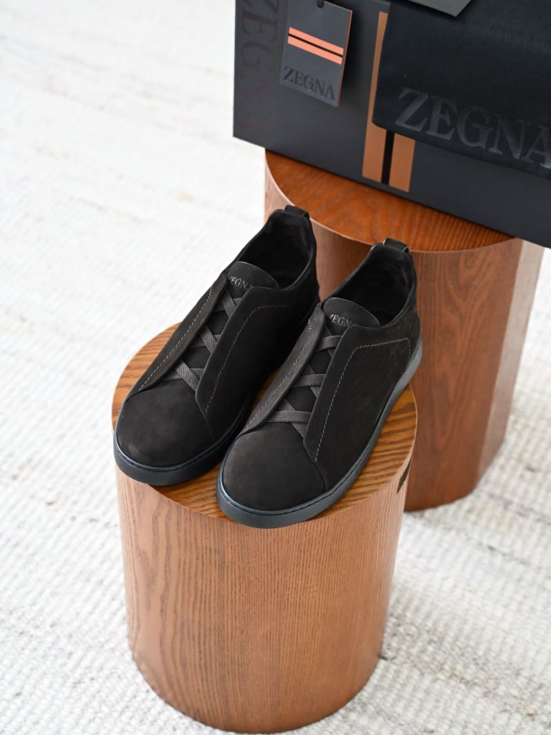 Мужские замшевые слипоны Zegna ZE2441-5